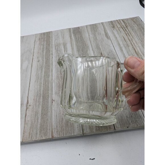 Vintage Heisey #2 Glass Creamer 1930’s Clear Hexagon - Picture 5 of 6